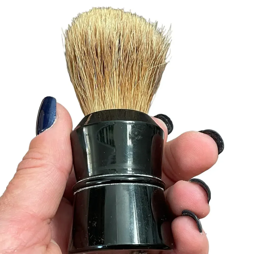 Vintage Shaving Brush Kent Badger & Bristles England Antique? GB Rounded READ